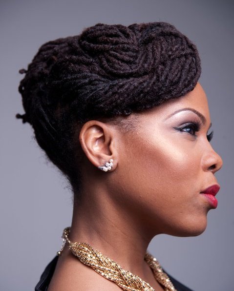 Loc Updo Hairstyles